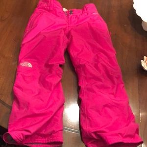 Girls ski pants size small 7/8